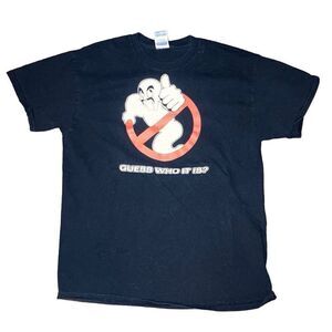 Gildan Sz Medium Ghostbusters Steve Harvey Guess Who It Is Short Sleeve T Shirt